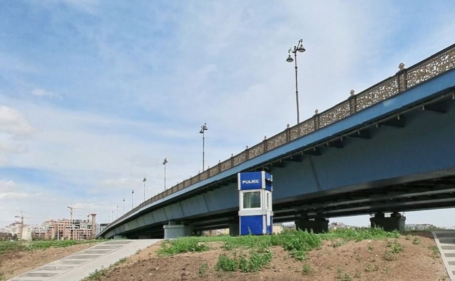 Мост через реку Ишим, г. Астана, Казахстан