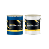 мастика двухкомпонентная полимер-битумная гипердесмо® пб 2k, 20+20 кг, производство россия