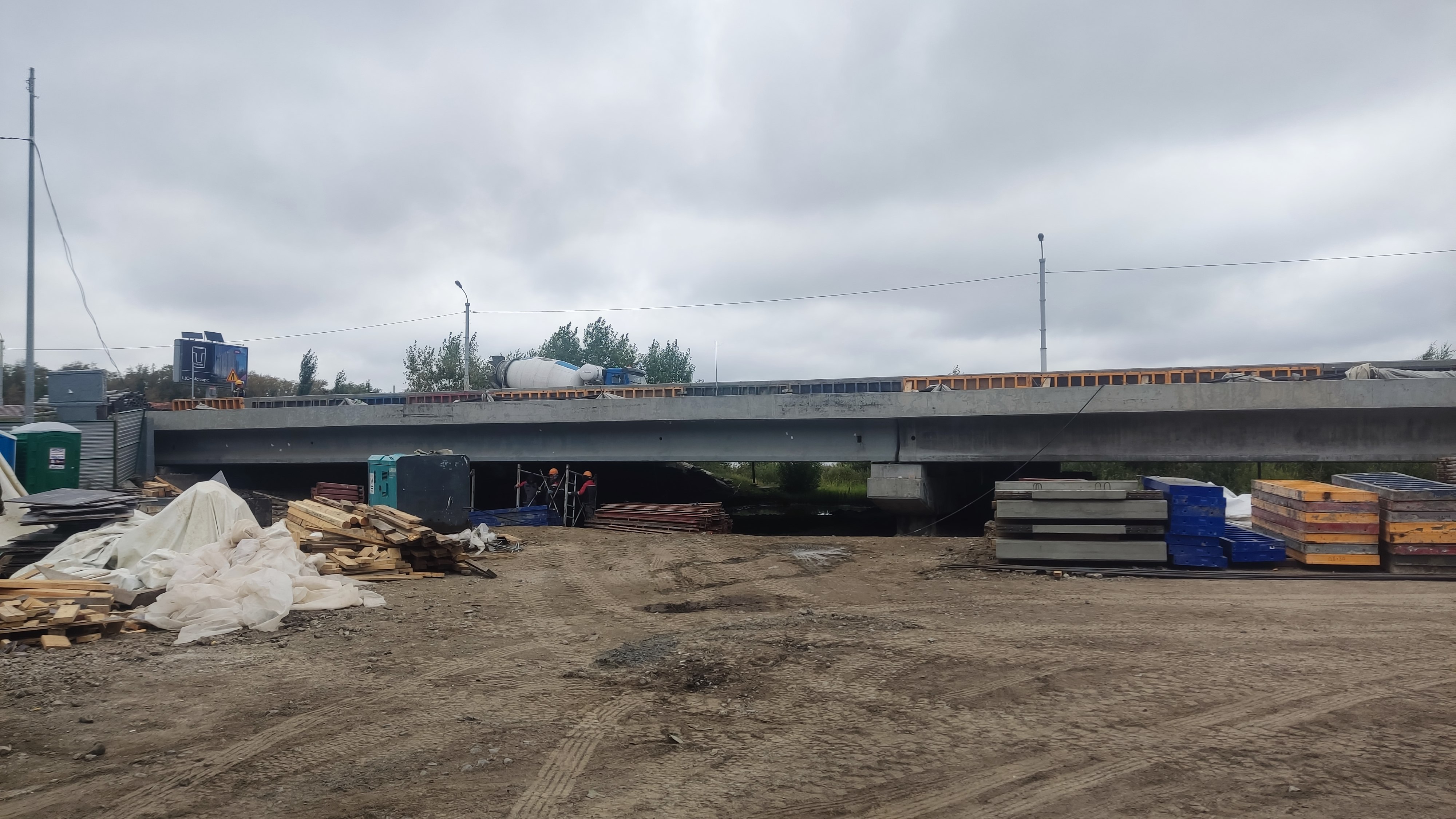 мост через протоку оз. алебашево (парфеновскую протоку) в створе ул. профсоюзная